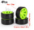 YSIDO 4PCS Hard Plastic Tire YELLOW 6184 Wheel 12mm HEX for 1/10 RC Drift Cars