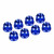Hot Racing Aluminum Blue Aluminum M2 Flange Wheel Nuts - SCX30 # HRASXTY23N06