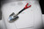 NZHOBBIES Realistic Scale Model Aluminum D-Handle Utility Shovel 1/10 Size RED