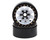 SSD RC SSD00251 1.9" Steel 8 Spoke Beadlock Wheels (White) for Crawlers SCX10, Bomber / SMT10 / Wraith