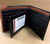 Bifold Wallet Men's Genuine Leather Center Flap Credit/ID Card Holder Slim Purse