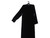 Ladies Medium Size Maxi Style Muslim Plain Black Colors Abaya with Plain Scarf