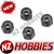 ARRMA AR715001 Nylon Nut 3mm (4) Granite/Typhon/Senton/Bigrock