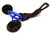 Integy C28689BLUE Billet Machined Wheelie Bar : Traxxas 1/10 Rustler 4X4