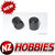 SSD Scale Rear Hubs (Black) (2pcs) # SSD00178