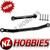 Hot Racing HRASXTF49X01 Black Aluminum Fix Link Steering Rod SCX24