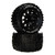 DURATRAX DTXC5537 Lockup MT Belted 2.8 Mounted F/R 14mm Black (2)