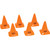 Losi LOSB1107 Course/Track Cones, Orange 2.75" (6)