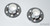 SSD RC SSD00397 Chrome Wheel Center Caps