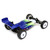 Losi LOS01016T1 Mini-B, Brushed, RTR: 1/16 2WD Buggy, Blue/White