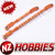 NZH Aluminum CNC Steering Rod Set Orange : Axial SCX6 Car 2pcs # NZSCX6019