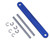 NZH NZSL20006 Aluminum Tie Bar BLUE w/6 E-Clips 2 Suspension Hinge Pins : Traxxas Rustler/Slash/Stampede/Bandit 2WD