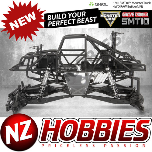 Axial AXI03020 1/10 SMT10 Monster Truck Raw Builders Kit NZ HOBBIES