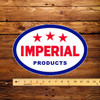 Esso Imperial 3 Star Products 8" x 12" Pump Decal