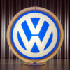 VW Volkswagon Gas Pump Globe