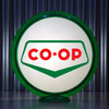 CO-OP Gasoline - 13.5" Gas Pump Globe