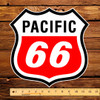 Pacific 66 12" Pump Decal