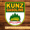 Kunz Gasoline 12" Pump Decal