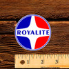 Royalite Round Logo - 2.5" Oil Bottle Decal 