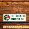 BA Outboard Motor Oil Decal