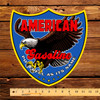 American Gasoline "Powerful as it's Name" 12" Pump Decal