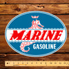 Marine Gasoline 10 x 13.5 Pump Decal