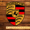 Porsche Crest 12" Pump Decal