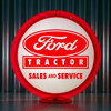 Ford Tractor Sales and Service Gas Pump Globe