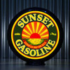 Sunset Gasoline Gas Pump Globe - Pogo's Garage