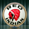 Red Indian Gas Pump Globe (B)