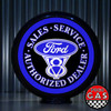 Ford V-8 Authorized Dealer Gas Pump Globe (B)