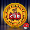 Piper Cub Sales Service gas pump globe