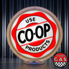 Co-op "Use Co-op Products" Gas Pump Globe (B)