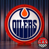 Edmonton Oiler's gas pump globe
