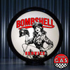 Bombshell Service - Pin Up AIRFORCE Girl  Gas Pump Globe