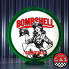 Bombshell Service -AIRFORCE Pin Up Girl  Gas Pump Globe