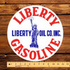 Liberty Gasoline 12" Pump Decal