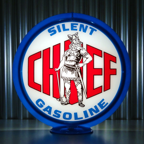 Silent Chief Gasoline - 13.5" Gas Pump Globe