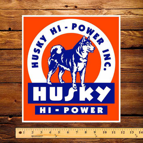 Husky Hi Power 11" x 12" Pump Decal