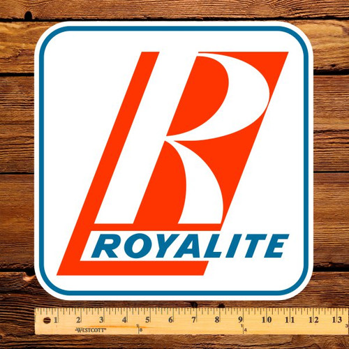 Royalite R logo 12" Pump Decal