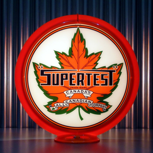 Supertest Gasoline Gas Pump Globe