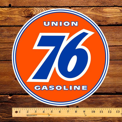 Union 76 Gasoline 12" Pump Decal