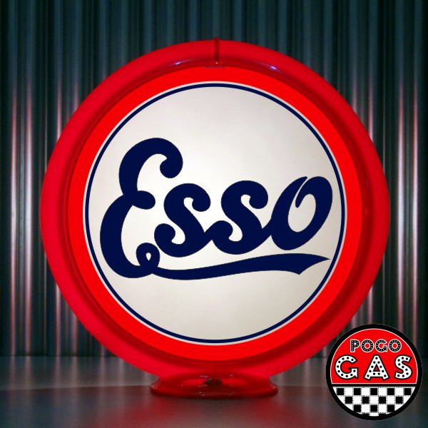 Esso Script Gas Pump Globe | Pogo's Garage
