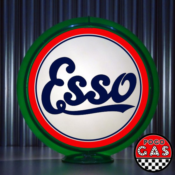 Esso Script Gas Pump Globe | Pogo's Garage