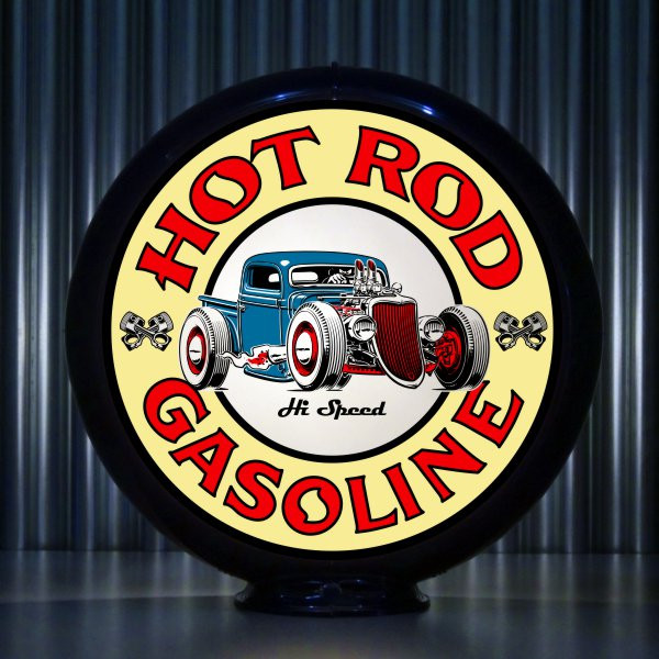 Hot Rod Hi-Speed Gasoline Gas Pump Globe | Pogo's Garage
