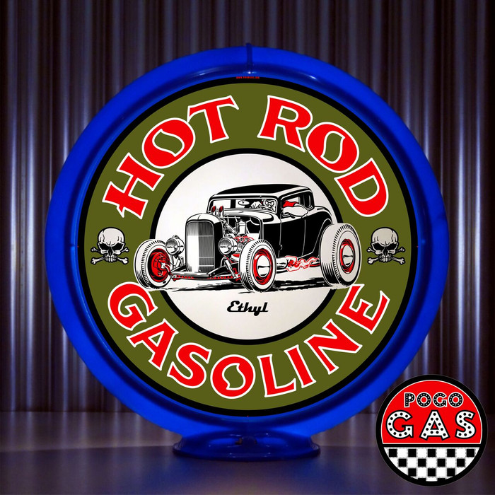 Hot Rod Ethyl Gas Pump Globe | Pogo's Garage