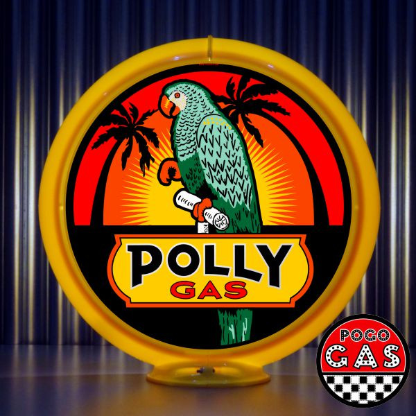 Polly Gas-Wilshire Oil Company Gas Pump Globe | Pogos Garage
