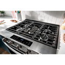 Whirlpool® 30-inch Gas Smart Range with No Preheat Mode and Steam Clean WSGS3330TB