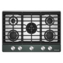Kitchenaid® Gas-on-Metal Cooktop with an Integrated Wok Grate and CookShield™ Finish KCGK730SJP
