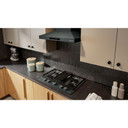 Kitchenaid® Gas-on-Metal Cooktop with an Integrated Wok Grate and CookShield™ Finish KCGK730SJP